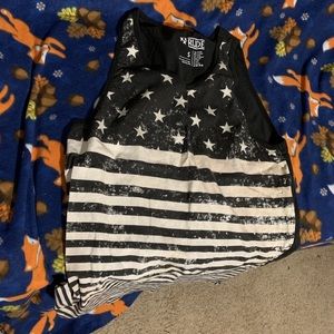 Color changing Stars and Stripes tank top